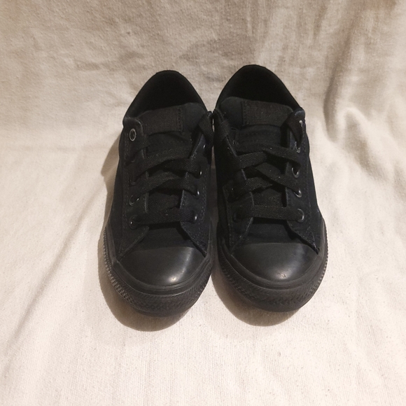 Converse Chuck Taylor All Star Kids Street Slip Sneaker, black monochrome size 2 - Picture 3 of 6